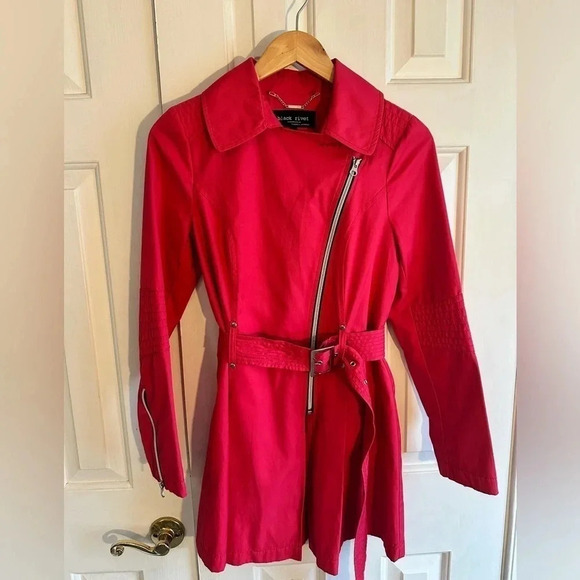 Black Rivet women’s Trench style Rain Coat, Spring Jacket. Size XS - Picture 2 of 10
